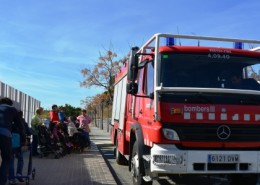 Visita bombers Escola Arboç