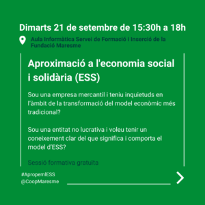 apropem l'ESS_setembre 2021_Fundació el Maresme_coop maresme_balanç social