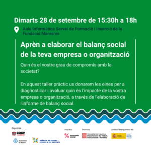 apropem l'ESS_setembre 2021_Fundació el Maresme_coop maresme_balanç social