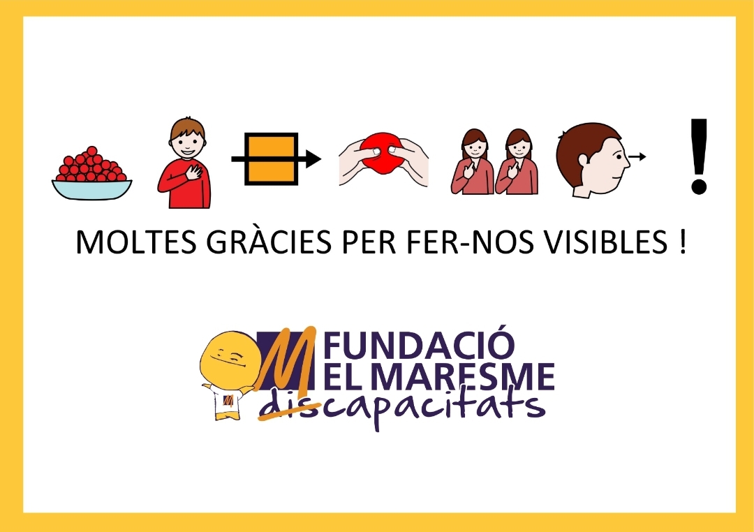 Moltes gràcies per fer-nos visibles