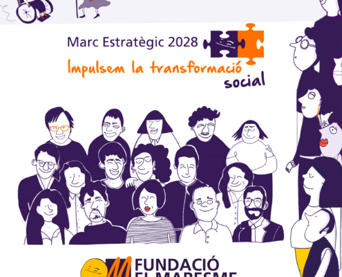 imatge portada tríptic marc estratègic 2028 fundació el maresme