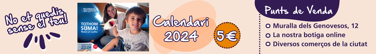Calendari 2024 Fundació el Maresme